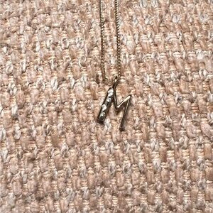 Target Gold 'M' Pendant Necklace